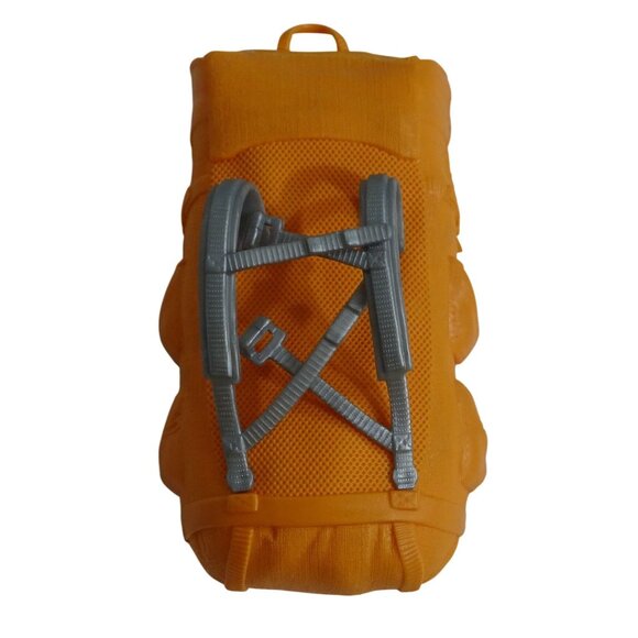 Barbie Camping Fun Mountain Hiking Backpack Orange With Basket Fashion Doll - Picture 3 of 10